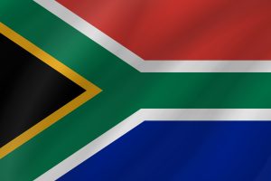 South Africa Flag Wave Large